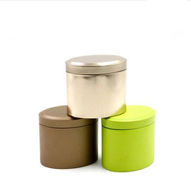 China Sieraden verpakking Luchtdicht Oval Lege decoratieve Tin Containers Tea Gifts Blikjes leverancier