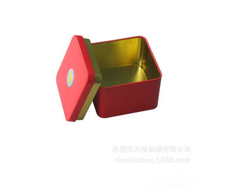 China De vierkante Dozen van het Gifttin voor Theebuscontainers met de Doos van de Dekselhoofdtelefoon leverancier