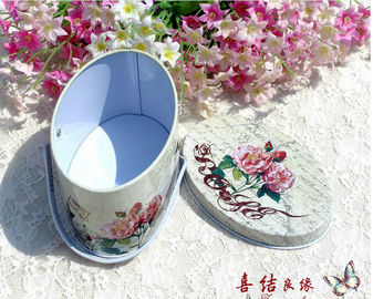 China 115 * 55 * 120mm Nestle de Ovale Doos van het Koffietin met Druk/het In reliëf maken leverancier
