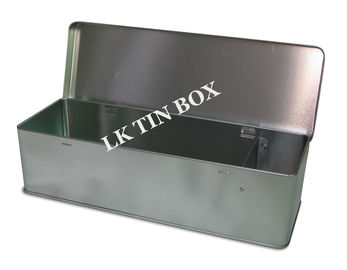 De duidelijke Hand Gerolde Doos van het Tabaks Rechthoekige Tin, de Doos van de Sigaretopslag leverancier